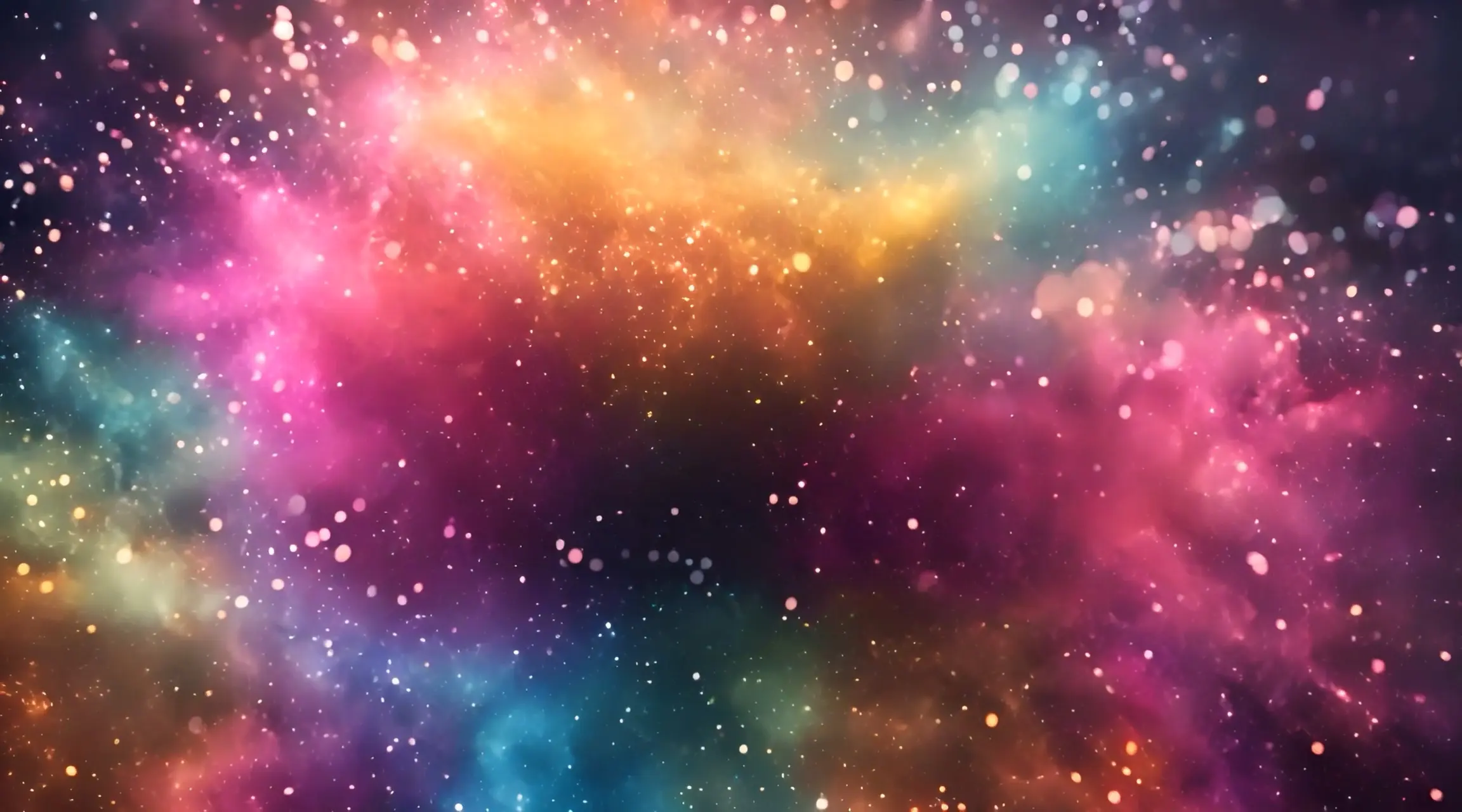 Nebula Spectrum Colorful Space Backdrop Loop